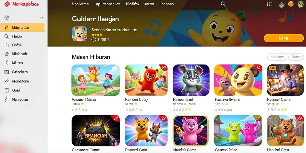 Screenshot gameplay yang menampilkan aksi seru di ASG55.