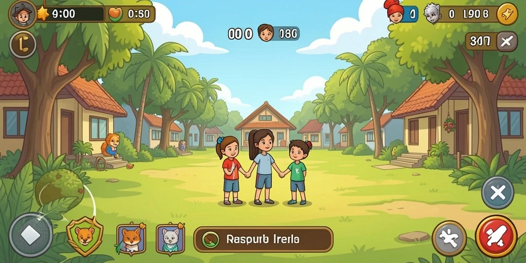 Fitur multiplayer memungkinkan bermain bersama teman.